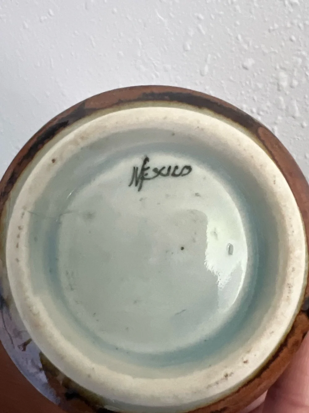 Blue Deer Mug - Unknown Brand - Marked Mexico